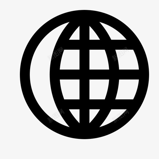 全球连通性电网图标svg_新图网 https://ixintu.com 全球 商业和金融线路图标 电网 网络 连通性