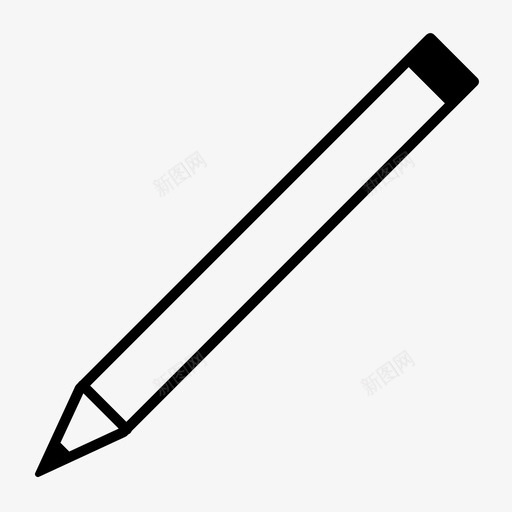 铅笔练习写作图标svg_新图网 https://ixintu.com 写作 练习 铅笔