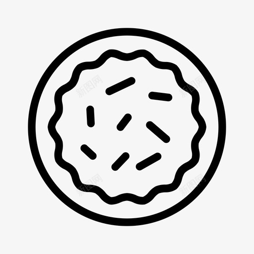 派蛋糕甜甜圈图标svg_新图网 https://ixintu.com 派 甜甜圈 蛋糕 食物