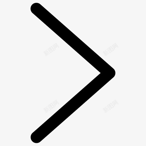 箭头向前向右图标svg_新图网 https://ixintu.com 下一个 向前 向右 向右移动 箭头 黑色