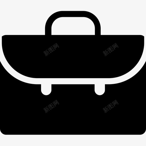 公文包包箱包图标svg_新图网 https://ixintu.com 公文包 包 手提箱 箱包 购物和商业字形图标
