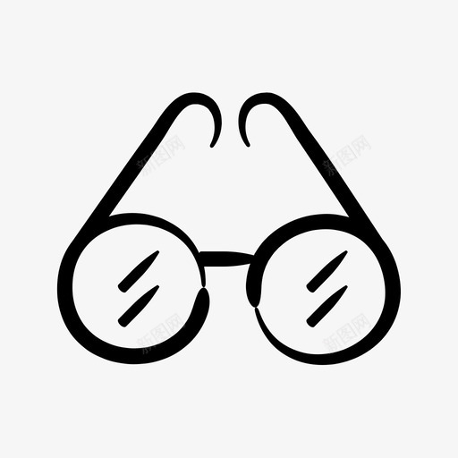 读卡器眼镜智能图标svg_新图网 https://ixintu.com 手绘 智能 眼镜 研究员 规格 读卡器