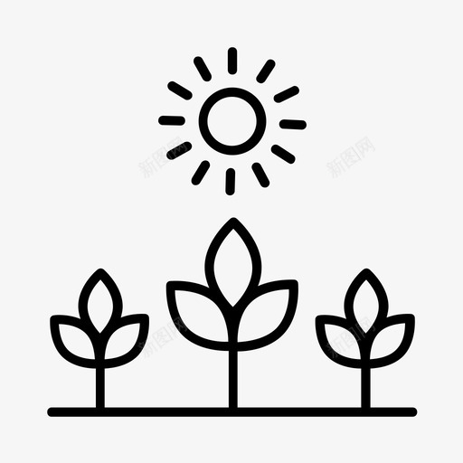 农场农业农作物图标svg_新图网 https://ixintu.com 农业 农作物 农场 园艺 栽培