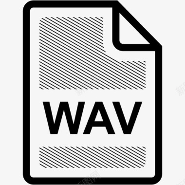 wav文件扩展名格式图标图标