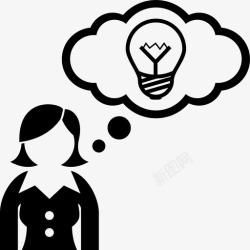 女性思维女性思维图标高清图片