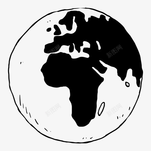 地球星球世界图标svg_新图网 https://ixintu.com 世界 地球 星球