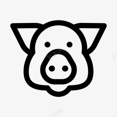猪牛农场图标图标