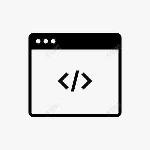 html代码编码图标svg_新图网 https://ixintu.com html 代码 编码 网页设计机构标志符号 语言