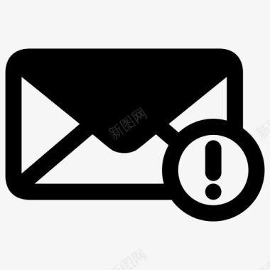 邮件计算机邮件电子邮件警告图标图标