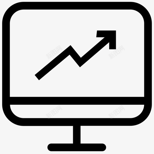 市场监测分析在线图表图标svg_新图网 https://ixintu.com 分析 在线图表 市场监测 桌面 统计
