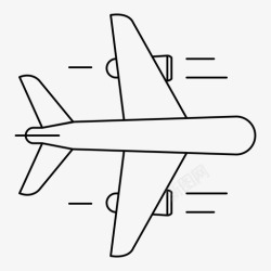 飞吧飞吧飞机图标高清图片