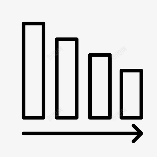 降序电话信号统计图标svg_新图网 https://ixintu.com 测量和图表 电话信号 统计 降序