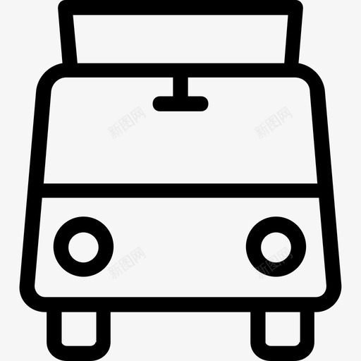 巴士汽车巴士长途汽车图标svg_新图网 https://ixintu.com 交通工具 巴士 汽车巴士 汽车平滑线图标 车辆 长途汽车