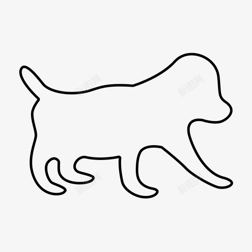小型犬svg_新图网 https://ixintu.com 小型犬