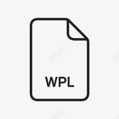 wpl文件扩展名播放列表图标图标