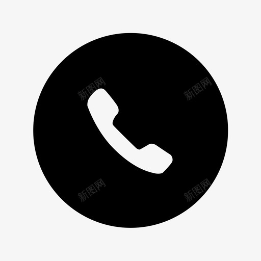 phone circlesvg_新图网 https://ixintu.com phone circle