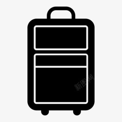 包店行李手提箱旅行图标高清图片