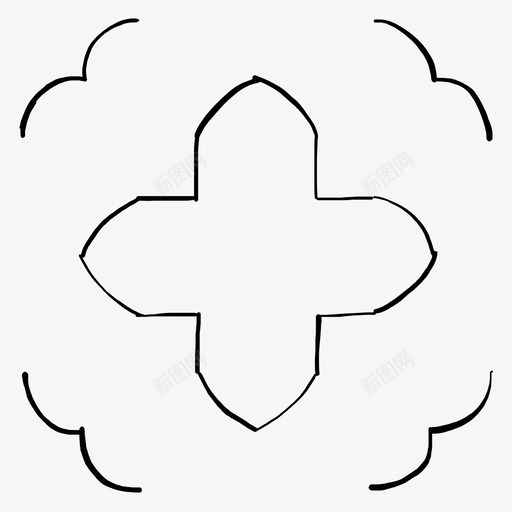十字图案手绘图案图标svg_新图网 https://ixintu.com 十字图案 图案 手绘 手绘图案 重复图案