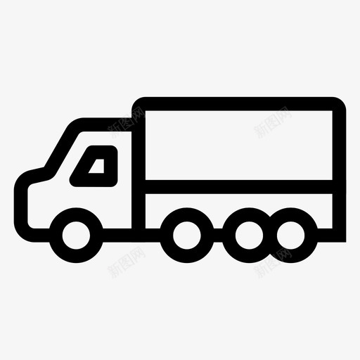 拖车汽车送货图标svg_新图网 https://ixintu.com 拖车 旅行 汽车 物流 车辆 运输线路图标 送货
