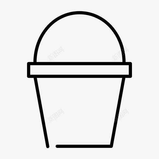 桶容器油漆桶图标svg_新图网 https://ixintu.com 容器 工具 桶 水桶 油漆桶