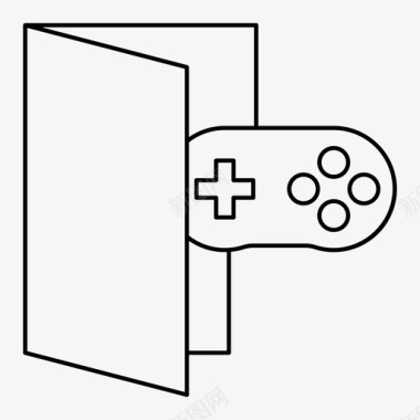 游戏文件夹控制台控制器图标图标