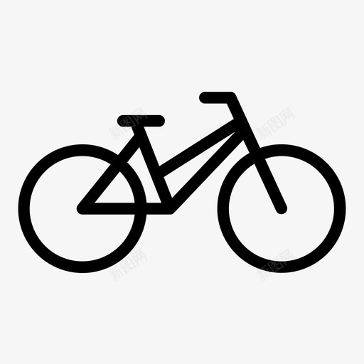 普通自行车自行车骑行图标svg_新图网 https://ixintu.com 普通自行车 自行车 自行车商店 骑行