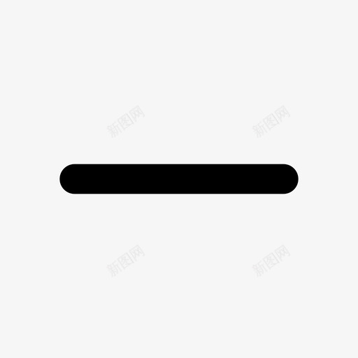 减号删除减少图标svg_新图网 https://ixintu.com 减号 减少 减法 删除 导航动作4像素冲程48x48像素