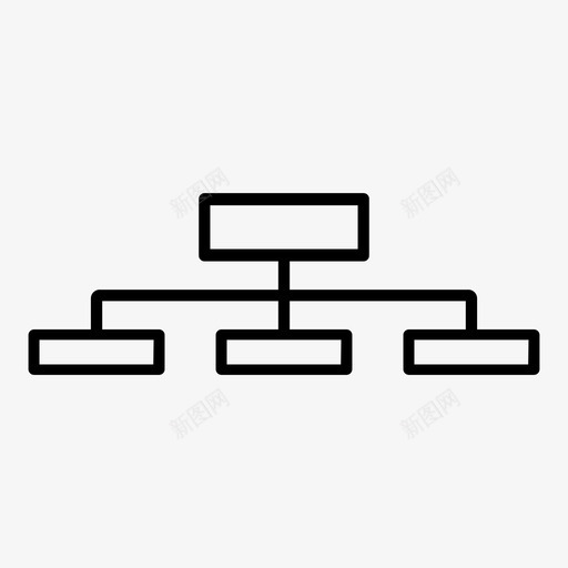 组织结构图流程图项目要素图标svg_新图网 https://ixintu.com 流程图 组织结构图 项目要素