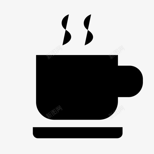 咖啡饮料食物图标svg_新图网 https://ixintu.com 咖啡 食物 餐厅 饮料