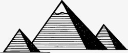 埃及图腾金字塔金字塔古代埃及图标高清图片