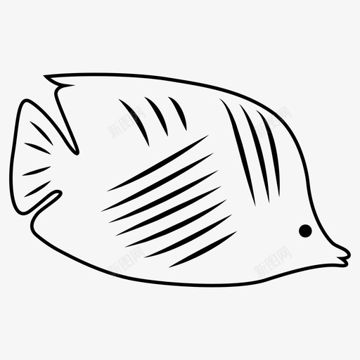 鱼动物水族馆图标svg_新图网 https://ixintu.com 动物 水族馆 海洋 鱼