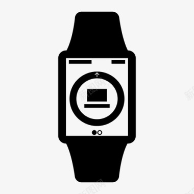 苹果手表架活动跟踪器图标图标