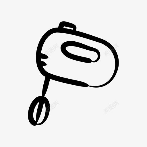 手动搅拌机电器搅拌机图标svg_新图网 https://ixintu.com 手动搅拌机 手绘 搅拌机 电动 电器