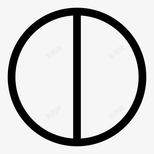 两部分圆圈共享图标svg_新图网 https://ixintu.com 两部分 共享 圆圈 纯线条