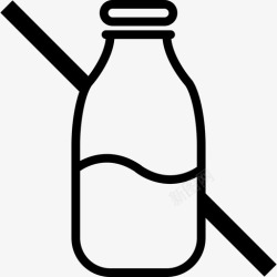食物过敏过敏原牛奶过敏原饮料图标高清图片