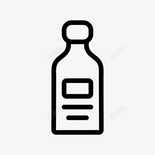 橄榄油瓶子烹饪图标svg_新图网 https://ixintu.com 橄榄油 烹饪 玻璃 瓶子