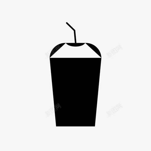 咖啡饮料果汁图标svg_新图网 https://ixintu.com 冰沙 咖啡 果汁 饮料