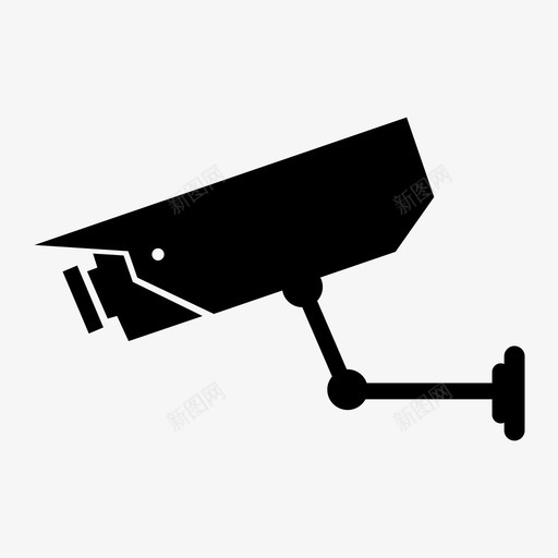 闭路电视摄像头保安图标svg_新图网 https://ixintu.com 保安 摄像头 监控 闭路电视