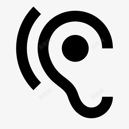 hearingsvg_新图网 https://ixintu.com hearing