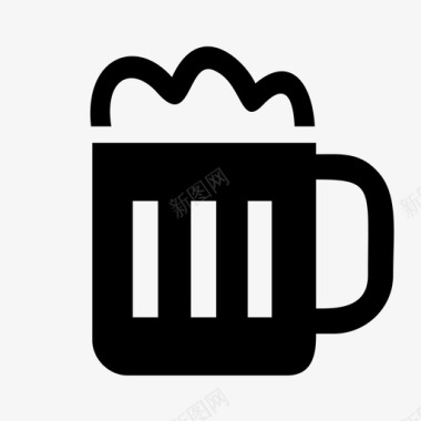 啤酒饮料饮食图标图标