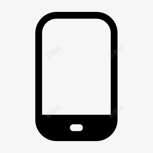 智能手机小工具iphone图标svg_新图网 https://ixintu.com iphone 小工具 手机 智能手机 科技