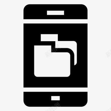 手机文件夹iphone图标图标