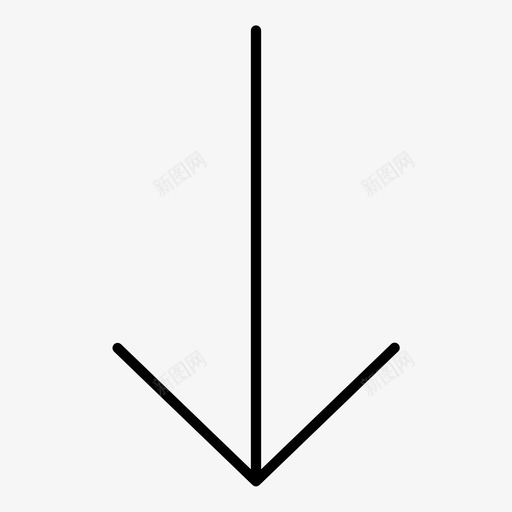 向下箭头向下符号图标svg_新图网 https://ixintu.com 低 向下 向下符号 增加 提交 箭头