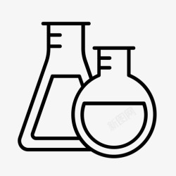 医学家实验室化学法医调查员图标高清图片