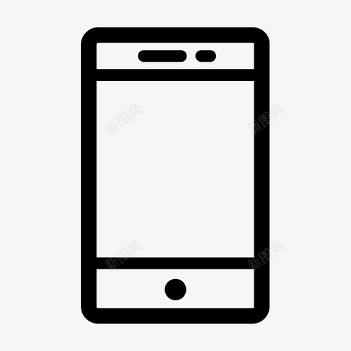 智能手机小工具iphone图标svg_新图网 https://ixintu.com iphone 小工具 手机 智能手机 科技