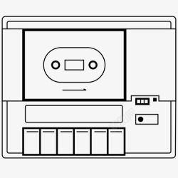 雅达雅达利磁带数据盒式磁带微型计算机图标高清图片