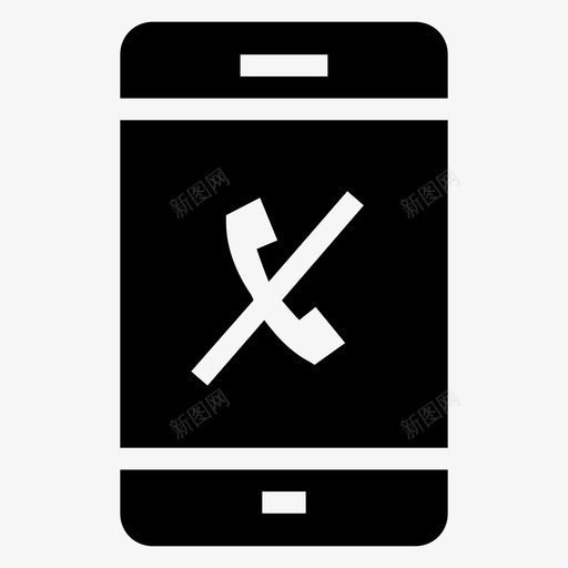 手机iphone智能手机图标svg_新图网 https://ixintu.com iphone 手机 手机功能字形 智能手机
