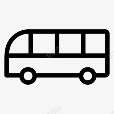 公共汽车汽车运输图标图标