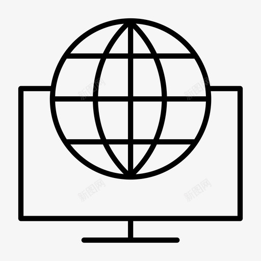 互联网浏览全球互联网可用性图标svg_新图网 https://ixintu.com 互联网可用性 互联网浏览 互联网连接 全球