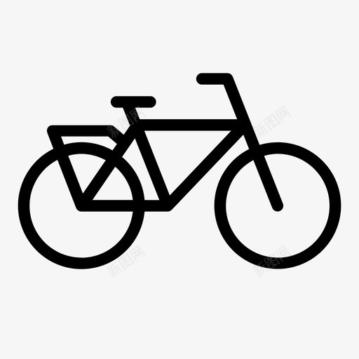 自行车架子骑行图标svg_新图网 https://ixintu.com 架子 自行车 自行车商店 骑行